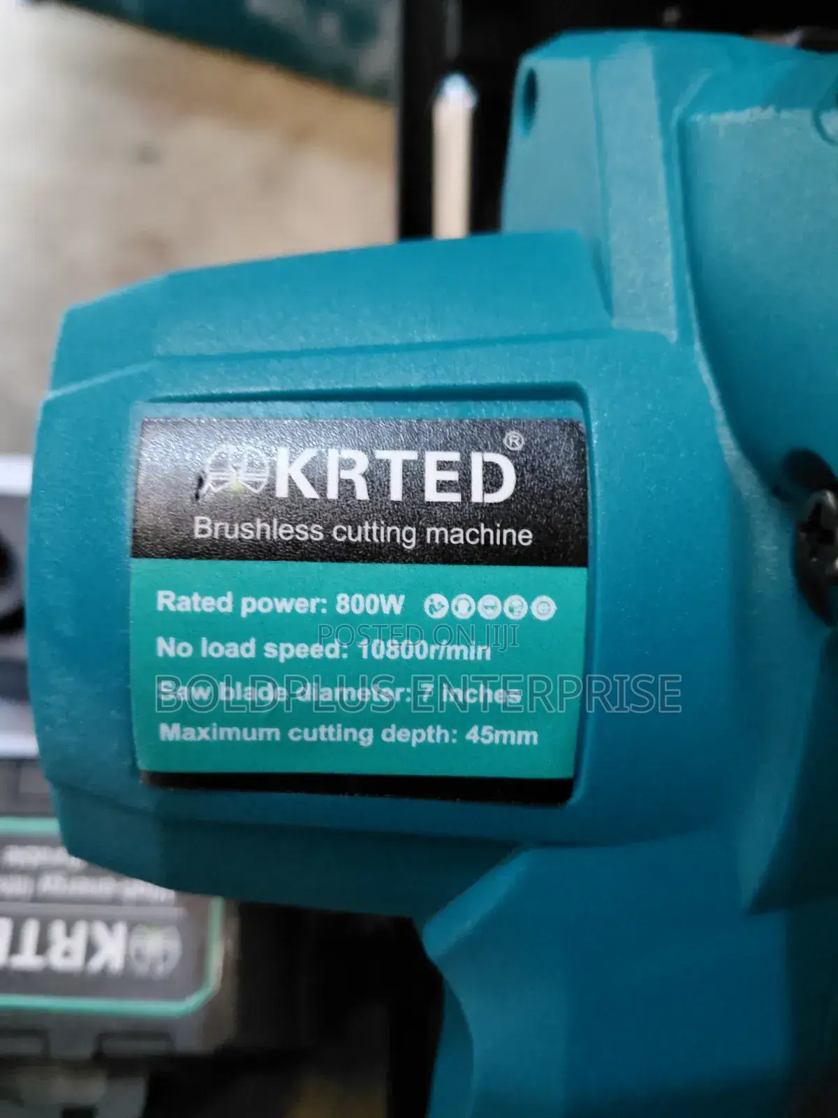48 Volt Krted Heavy Duty Circular Saw Machine
