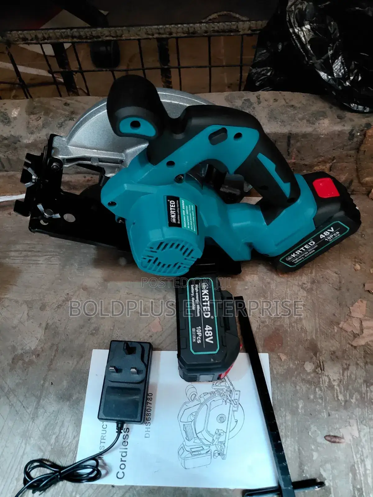 48 Volt Krted Heavy Duty Circular Saw Machine