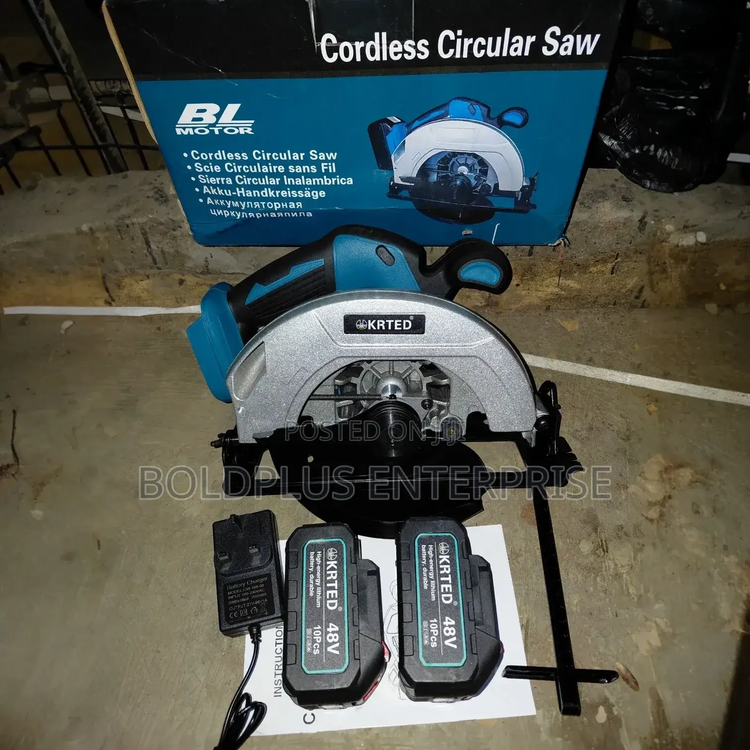48 Volt Krted Heavy Duty Circular Saw Machine
