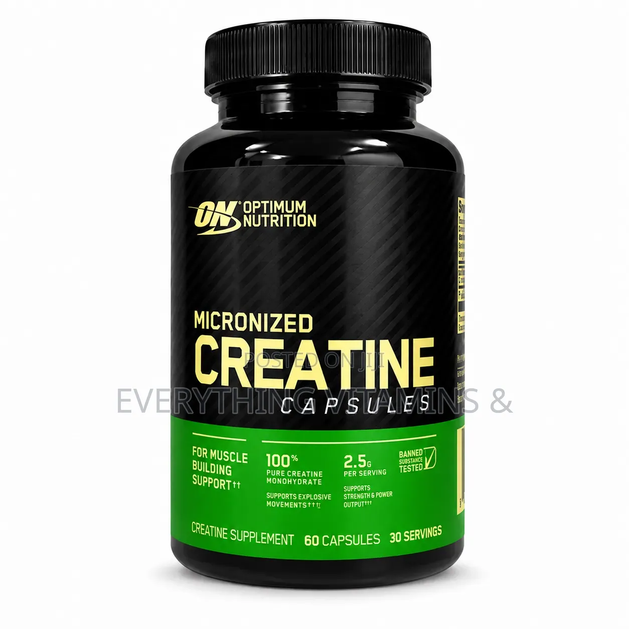 Micronized Creatine Supplement (60 Capsules)