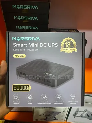 Marsriva Kp5 Max 20000mah Smart Mini Dc Router Ups 18 Watt