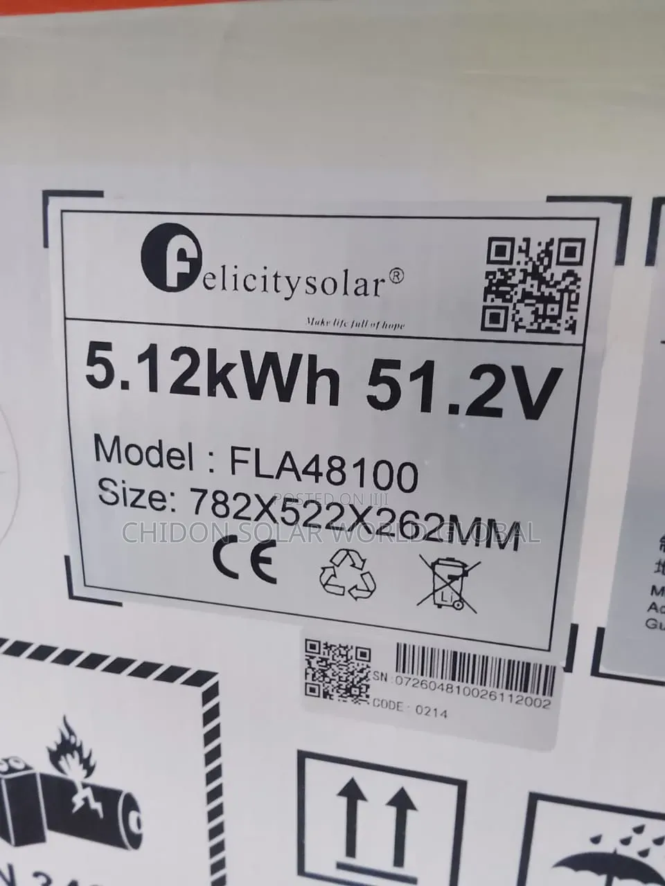 5kwh 48v Ion Lithium Battery