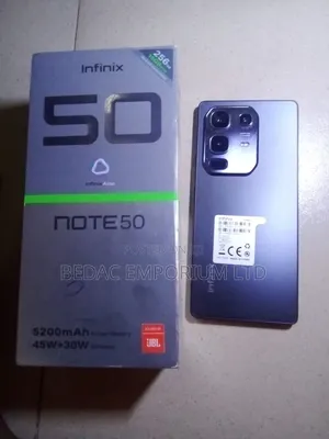 Infinix Note 50 4G 256 GB Black