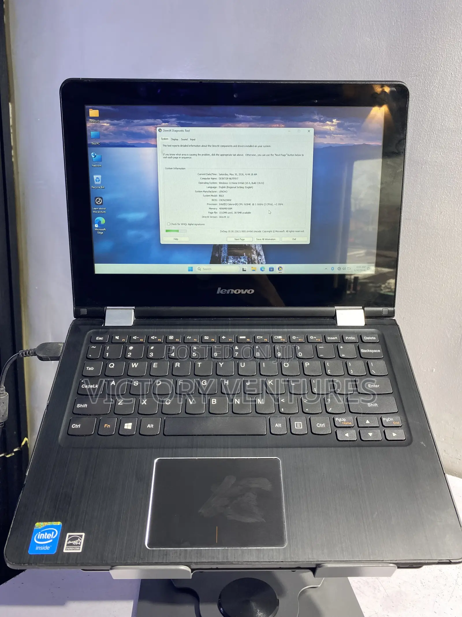 Laptop Lenovo Flex 3 4GB Intel Celeron HDD 500GB