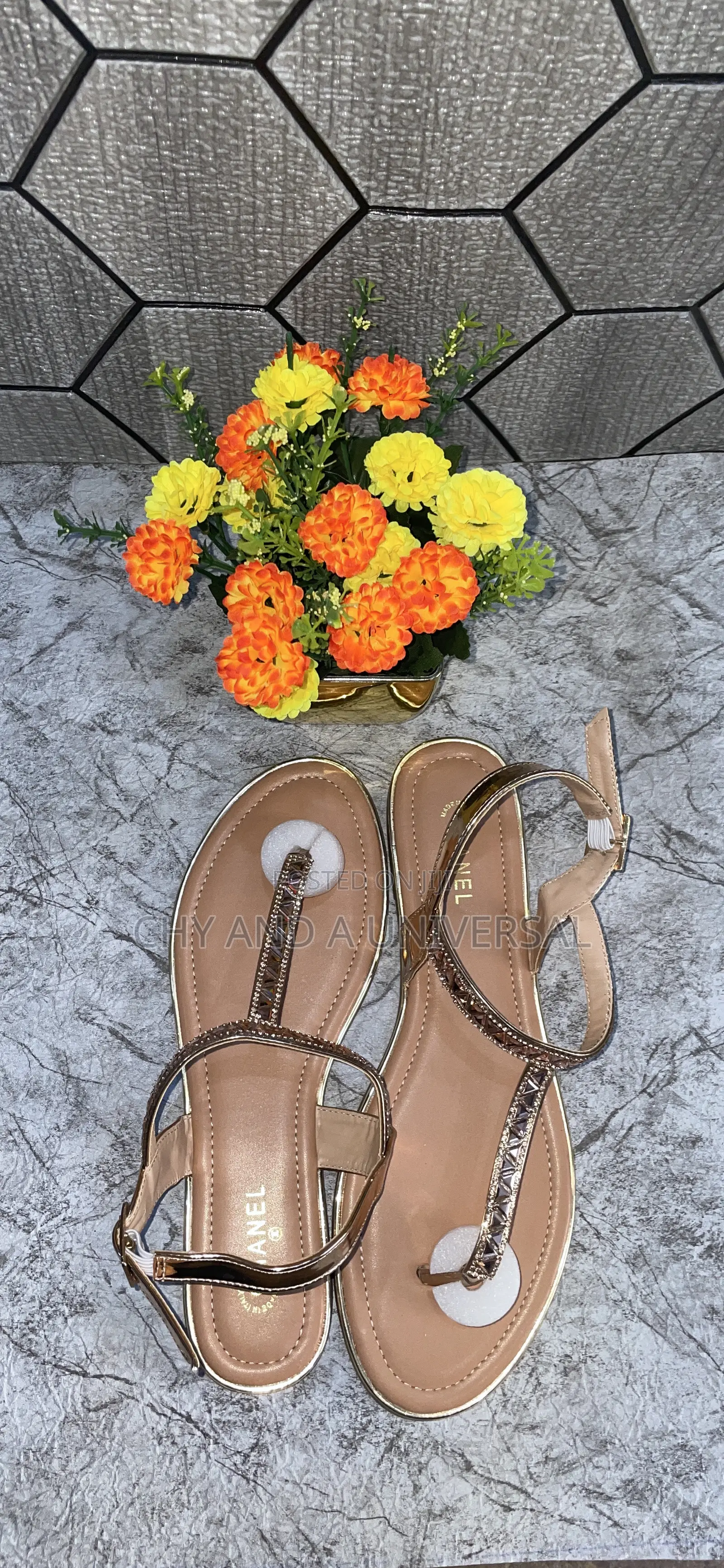 Elegant Chanel Flat Sandals