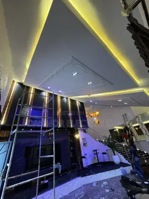 Pop Ceiling Led Light + House + Profile Light House Wiring