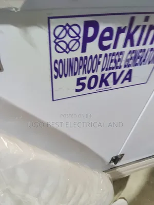 50kva Perkins Soundproof Generator  Copper Coil Two Years Warranty