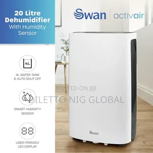Swan 20 Litre Dehumidifier With Led Display