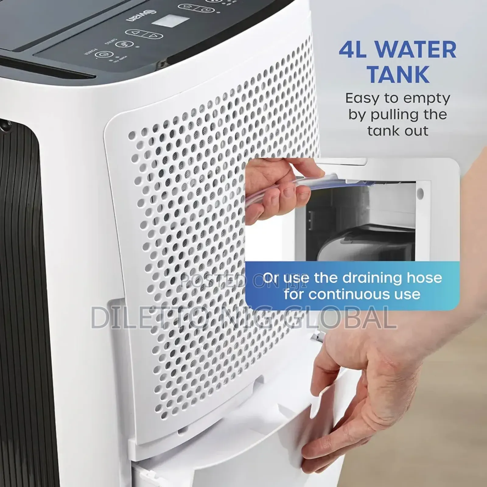 Swan 20 Litre Dehumidifier With Led Display