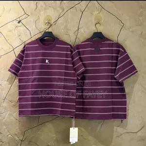 Premium Men’S Vintage Striped Oversized T-Shirt