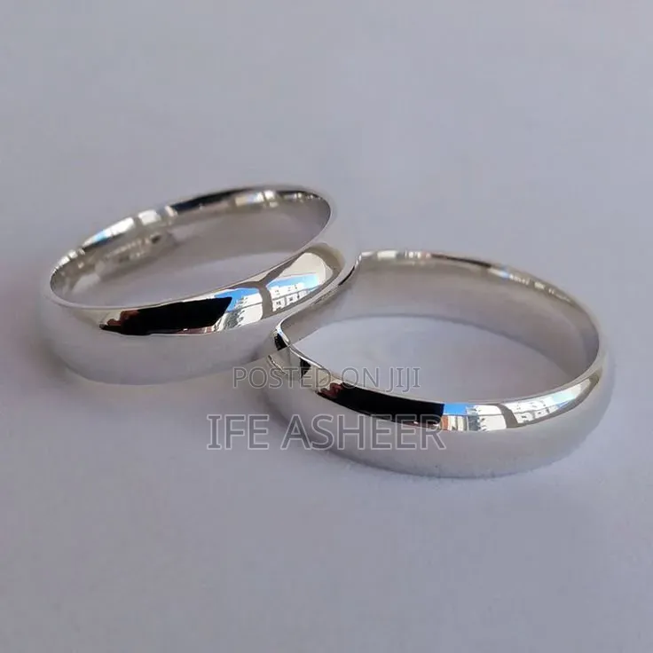 Couples Us Sterling Silver Wedding Bands