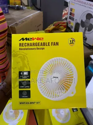 Rechargeable Fan