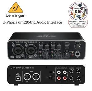 Behringer U-Phoria Umc204hd 24-Bit/192 KHZ Usb Audio Interface