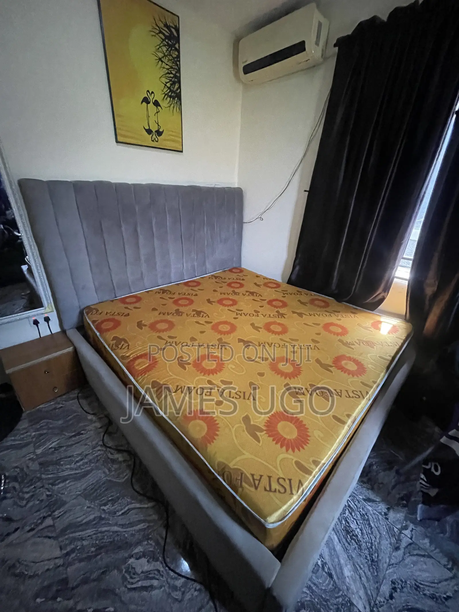 Bed Frame and Mattress