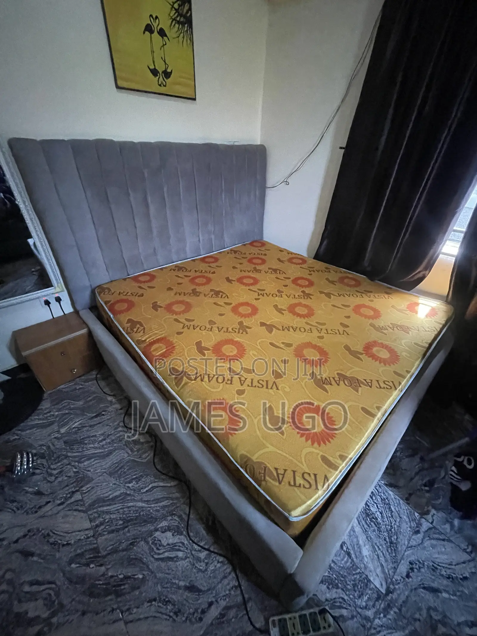 Bed Frame and Mattress