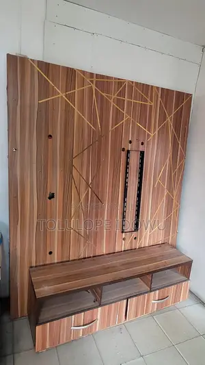 Wooden Tv Consol and Drawer