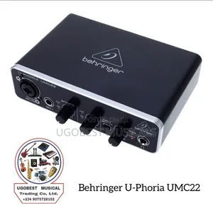 Behringer U-Phoria Umc22 Audiophile 2x2 Usb Audio Interface