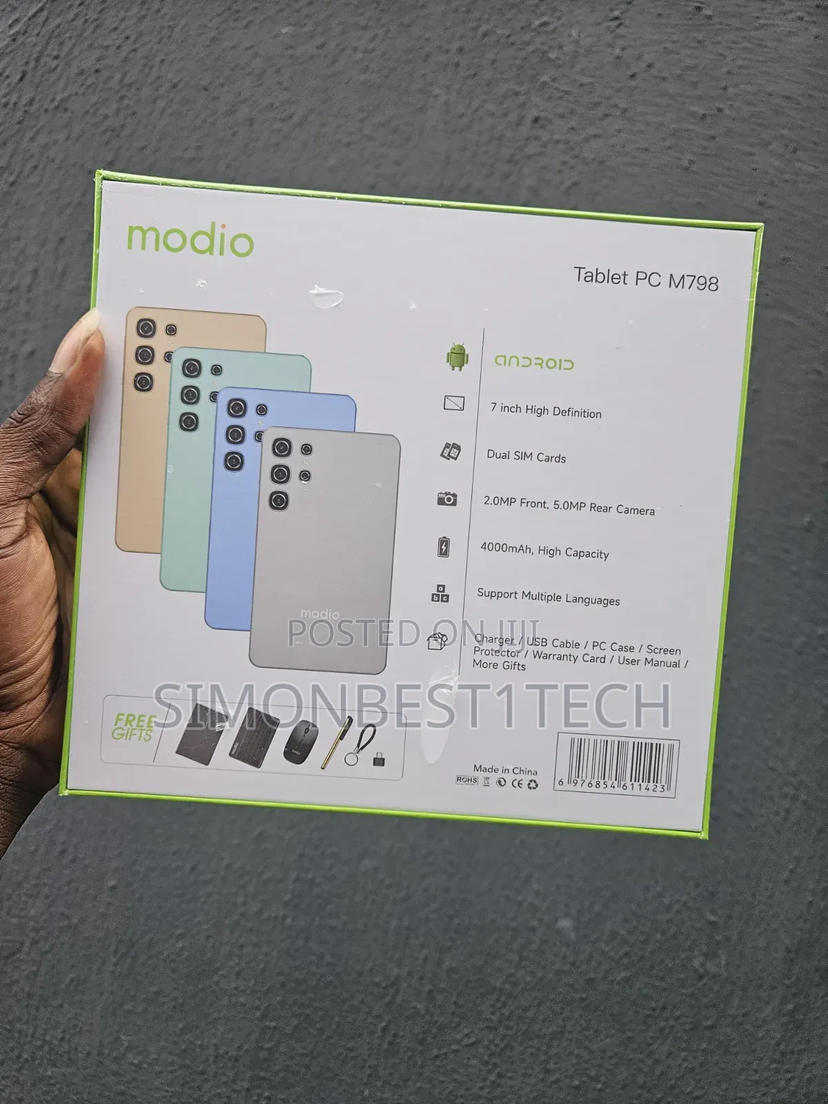 New Modio M798 512 GB Blue