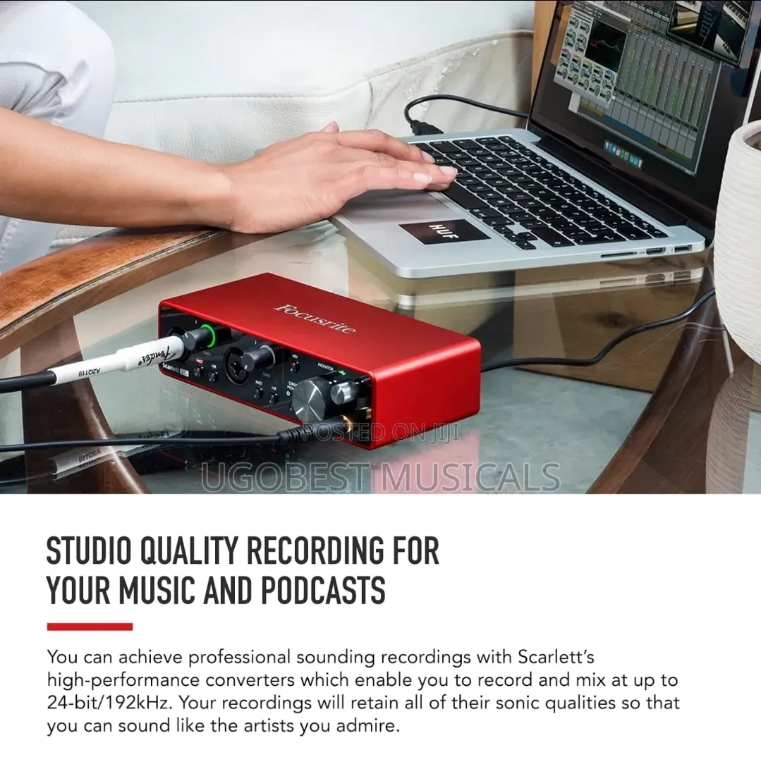 Focusrite Scarlett 2i2 3rd Gen Usb Audio Interface