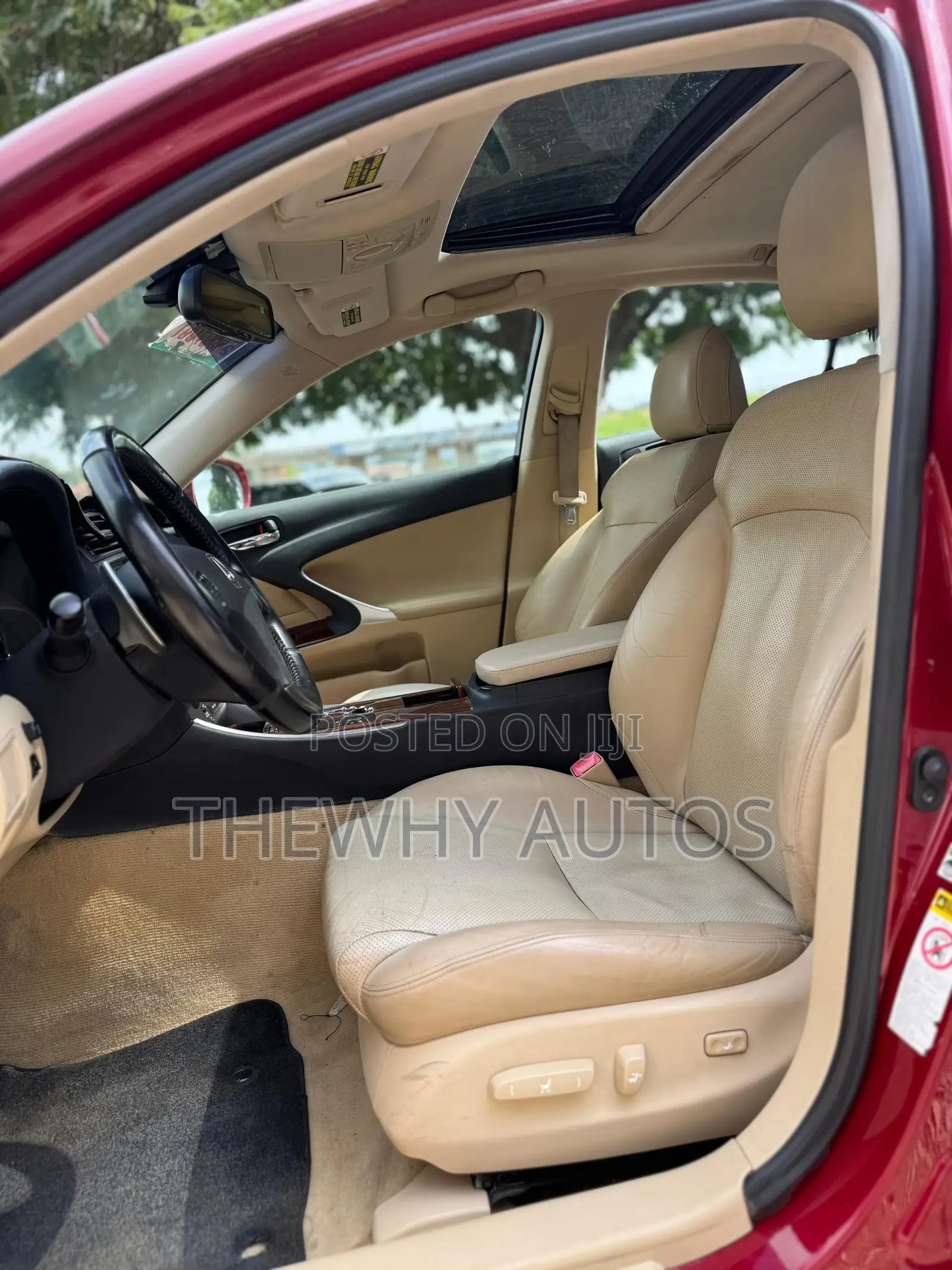 Lexus IS 250 2007 Burgundy