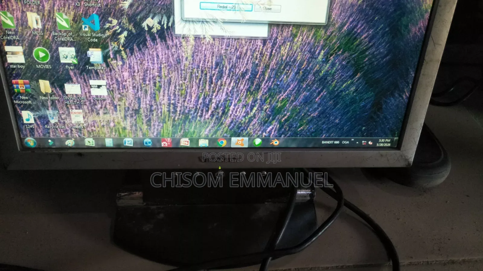 Desktop Monitor ViewSonic 16 inches