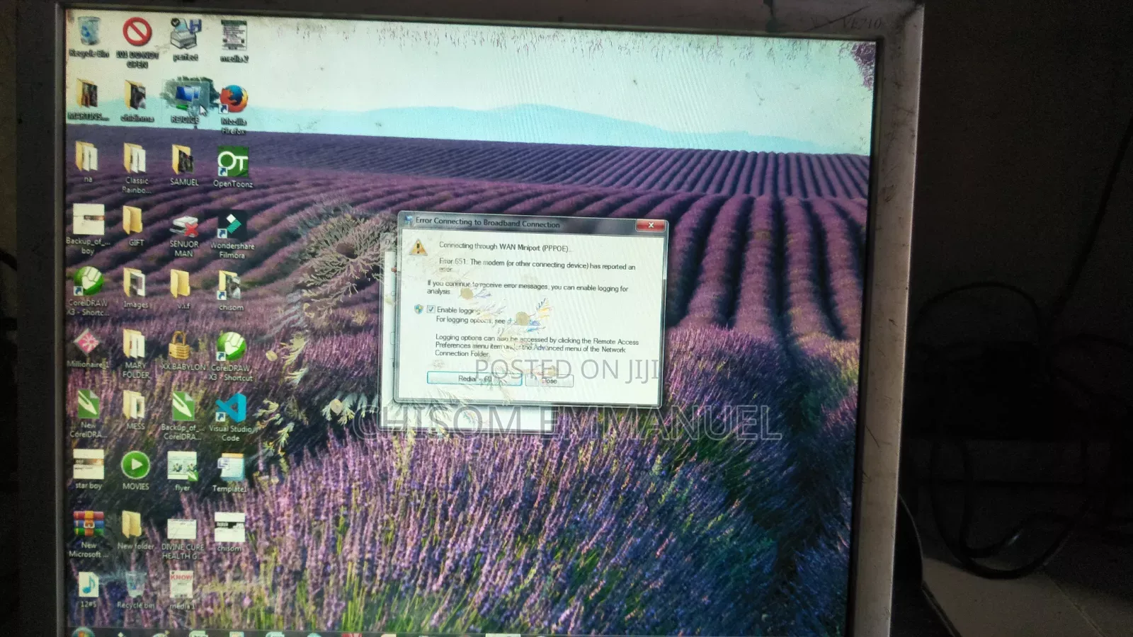 Desktop Monitor ViewSonic 16 inches