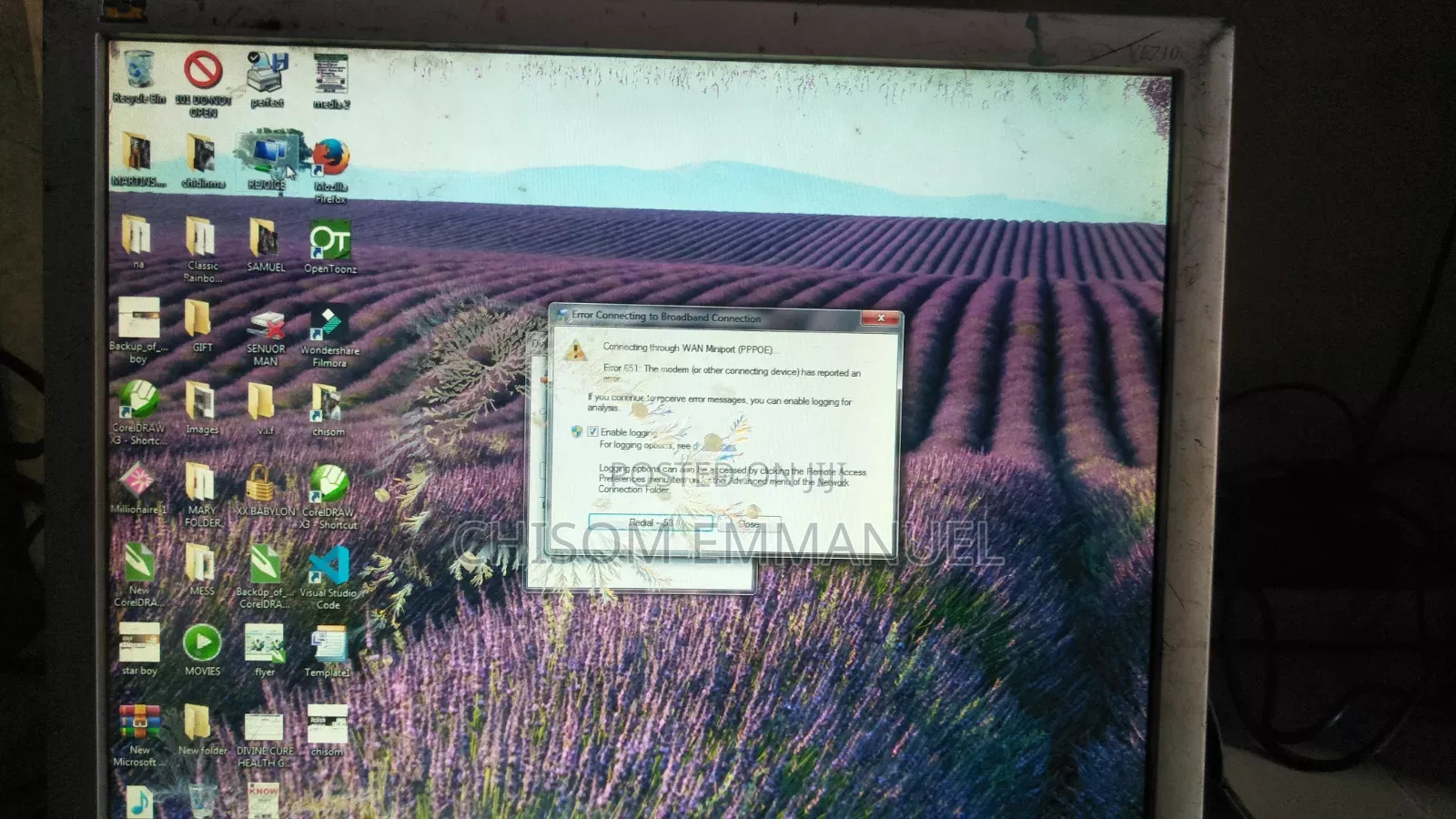 Desktop Monitor ViewSonic 16 inches