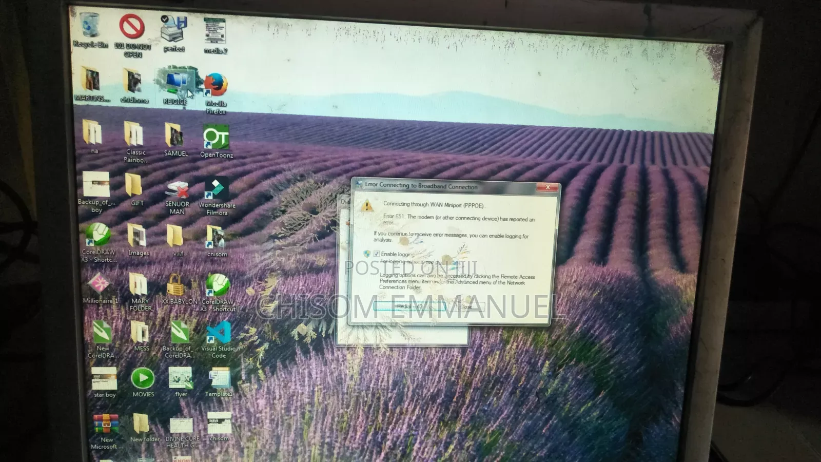 Desktop Monitor ViewSonic 16 inches