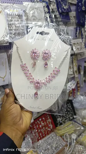 Pink Zirconia Necklace