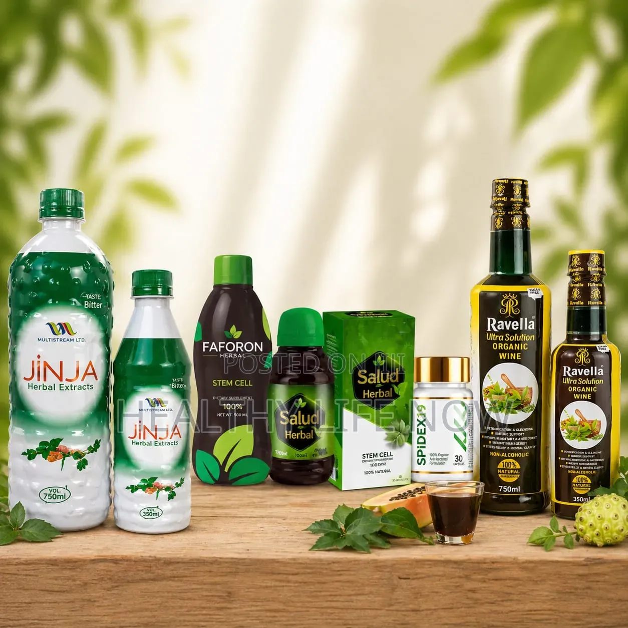 Get Ravella Drink, Jinja Herbal Extract and Faforon Here