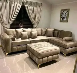 Lshaped Sofa With Center Table