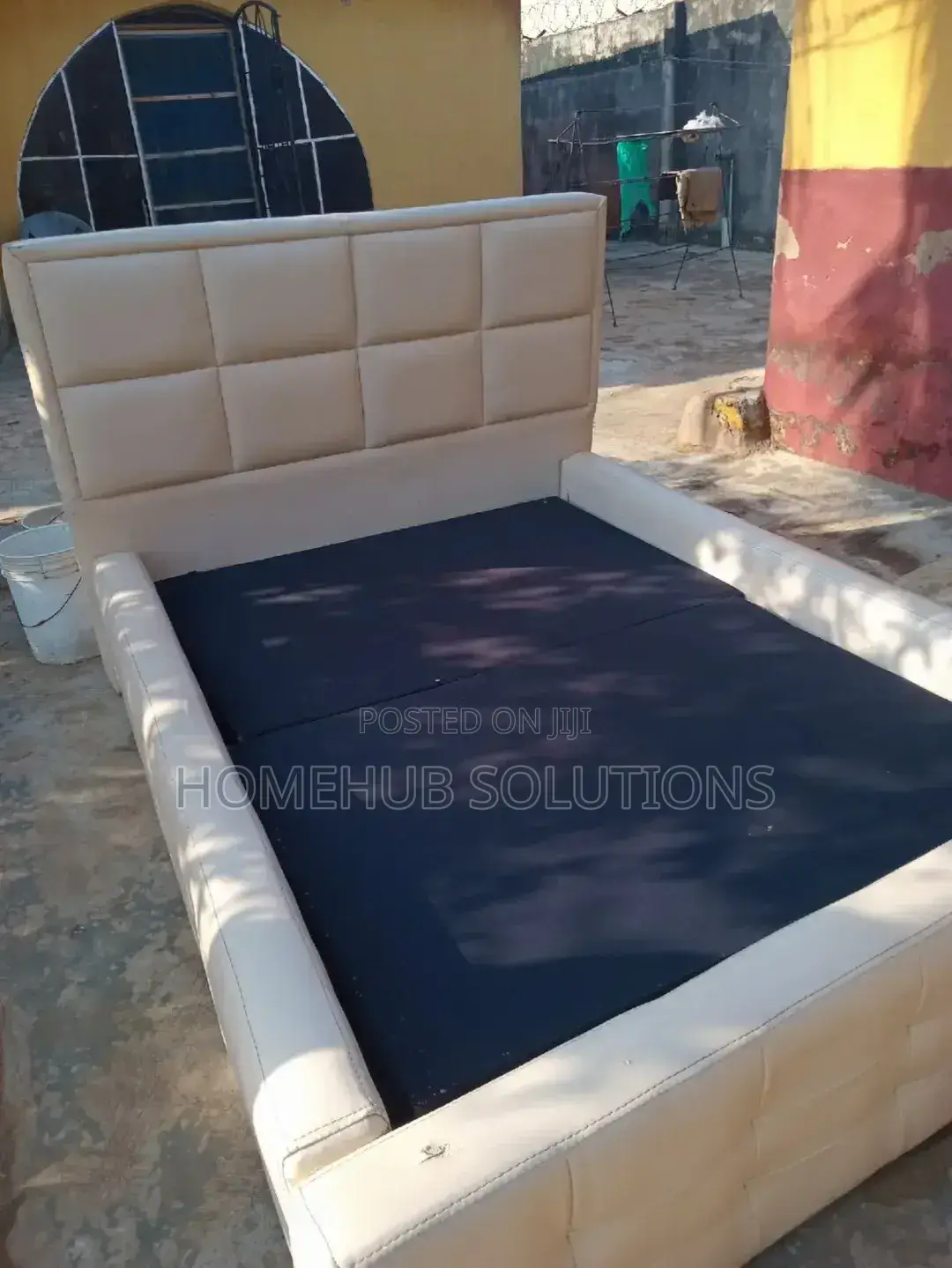 4.5by6 Bedframe With Mattress