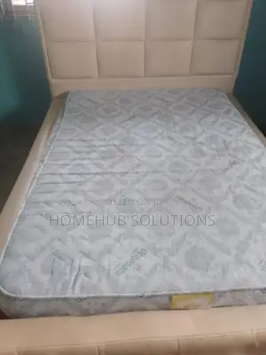 4.5by6 Bedframe With Mattress