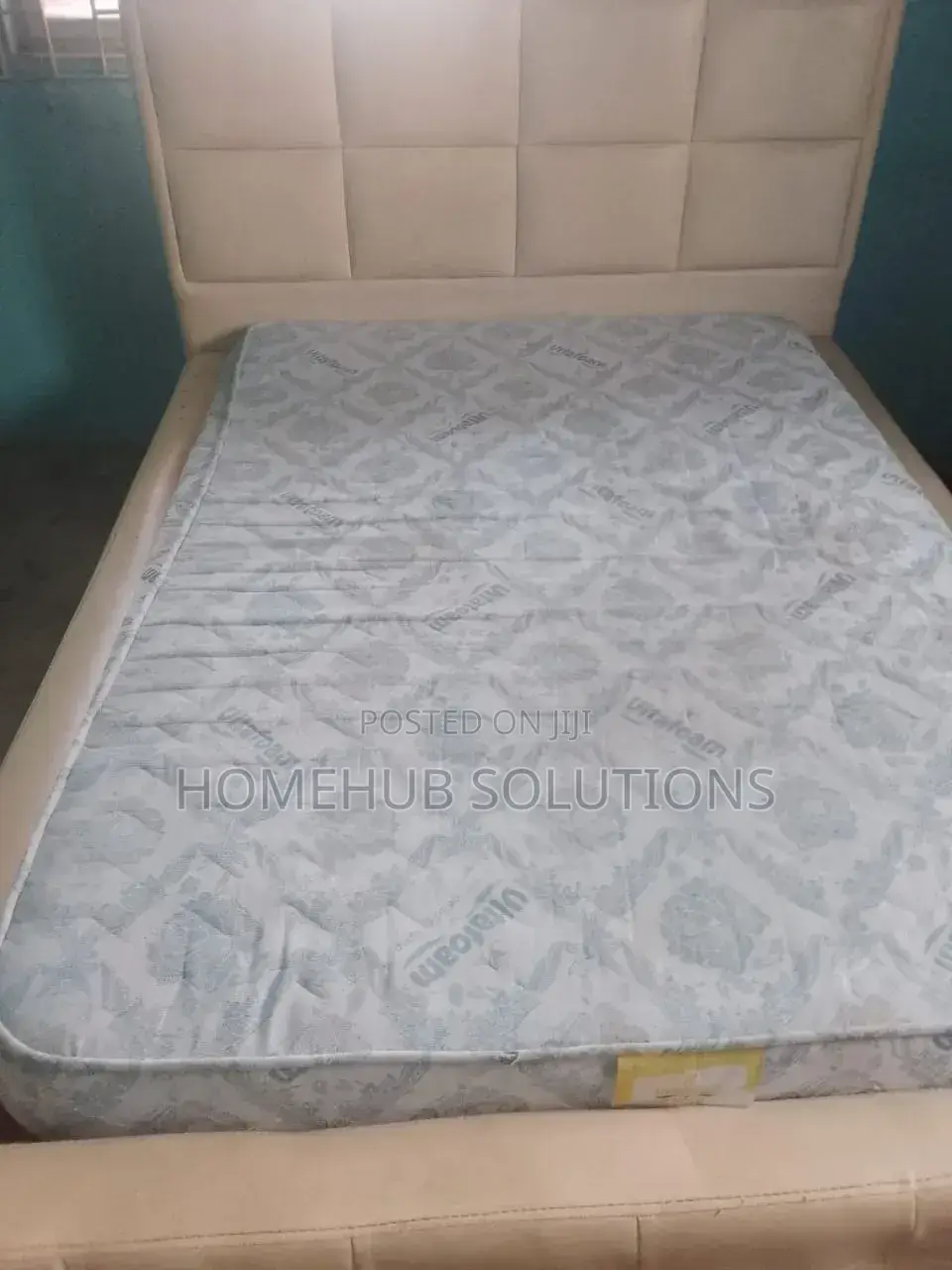 4.5by6 Bedframe With Mattress