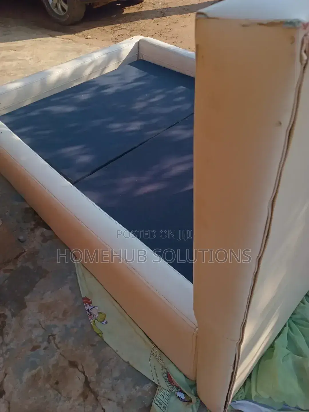 4.5by6 Bedframe With Mattress