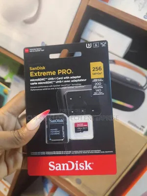 Sandisk Extreme Pro 256gb Microsdxc Uhs-I V30 A2 Memory Card