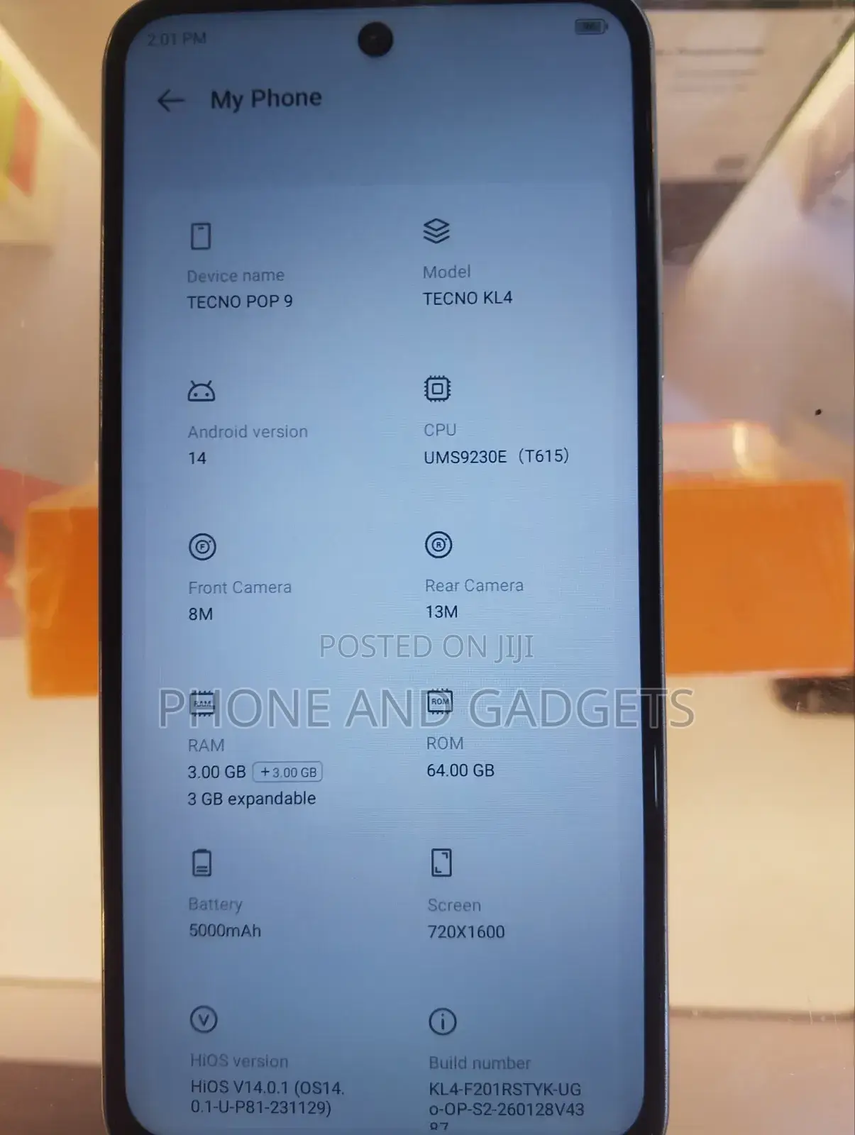Tecno Pop 9 64 GB Gray