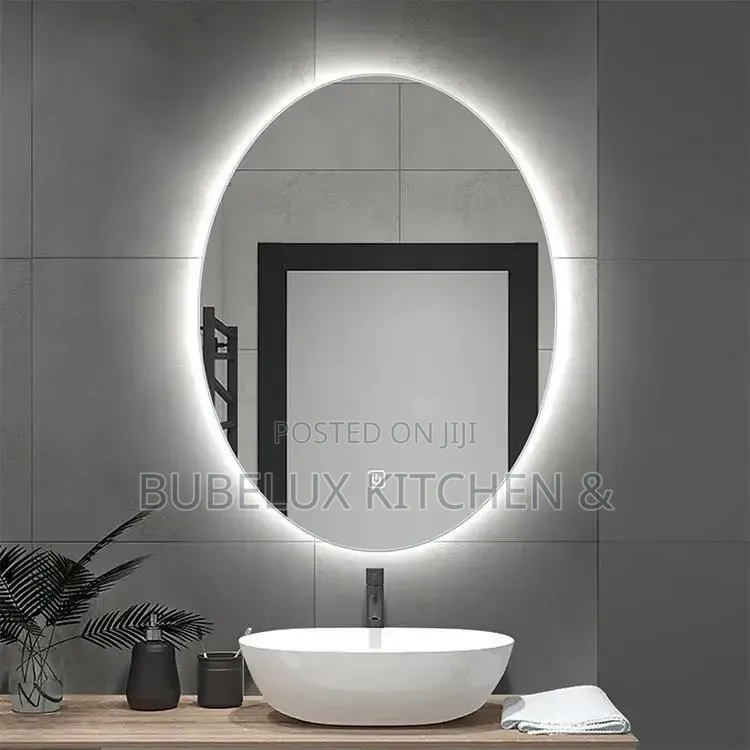 Oval Led Bathroom Mirror - Touch Sensor Backlight Vanity Mirror