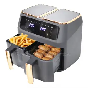 Raf Essential Air Fryer R.5376, 2200 Watt, 9 Liter, 220v, 50hz, Black