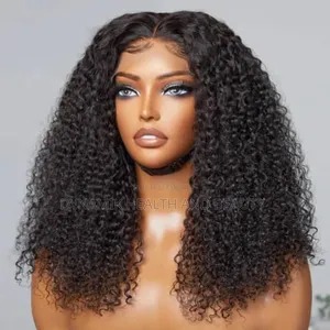 5*5 Full Lace Closure Wig Kinky Curly Human Hair Wig Supplier