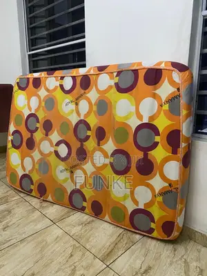 Mattress and Bedframe With 3 Pillows
