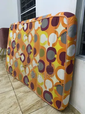 Mattress and Bedframe With 3 Pillows