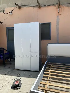 Bed Frame and Wardrobe