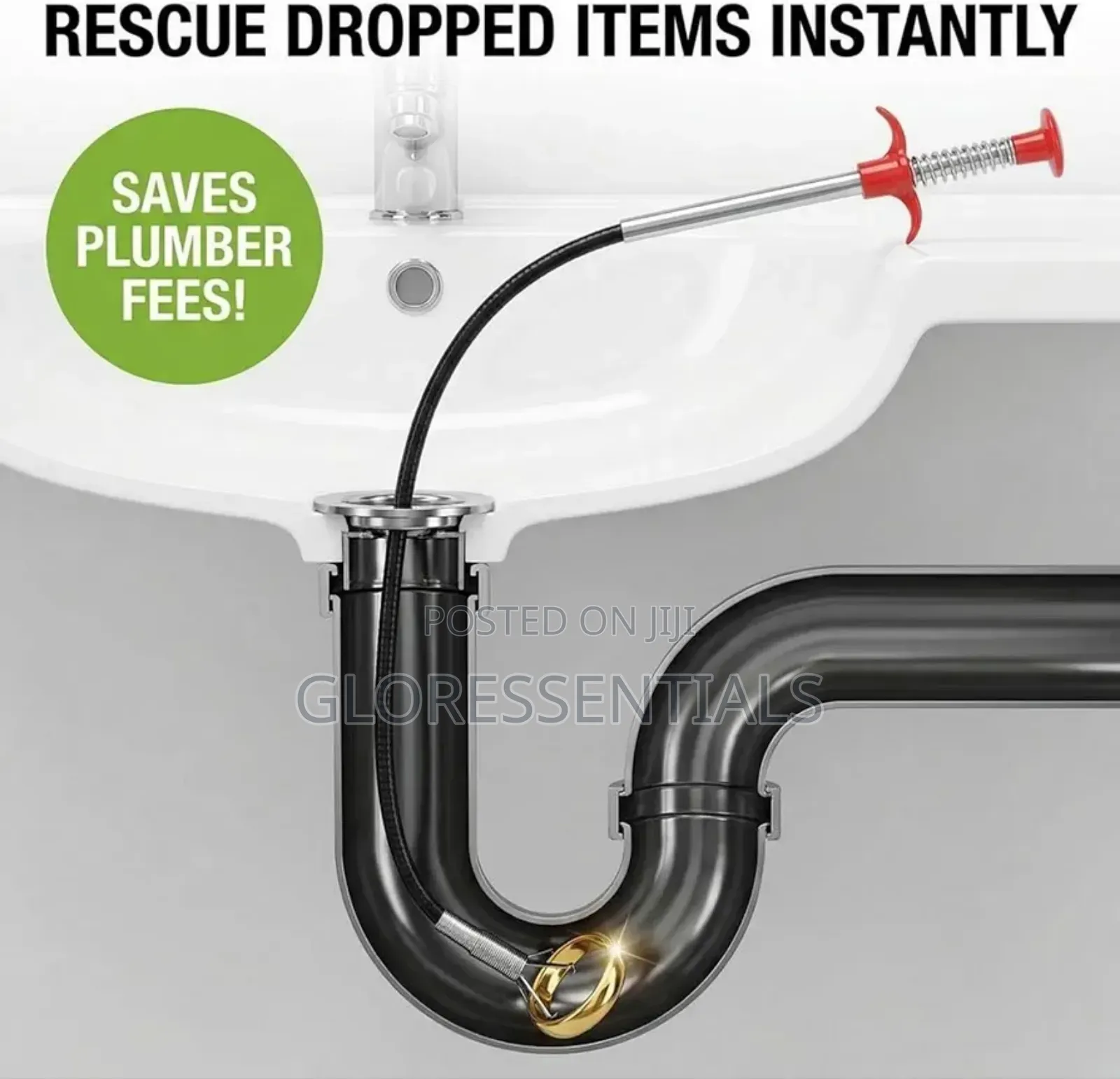 Flexible Grabber Claw Drainage Tool
