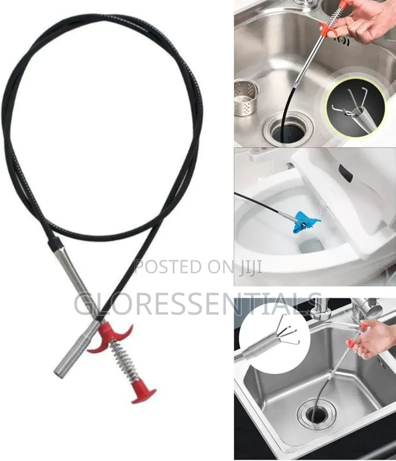 Flexible Grabber Claw Drainage Tool