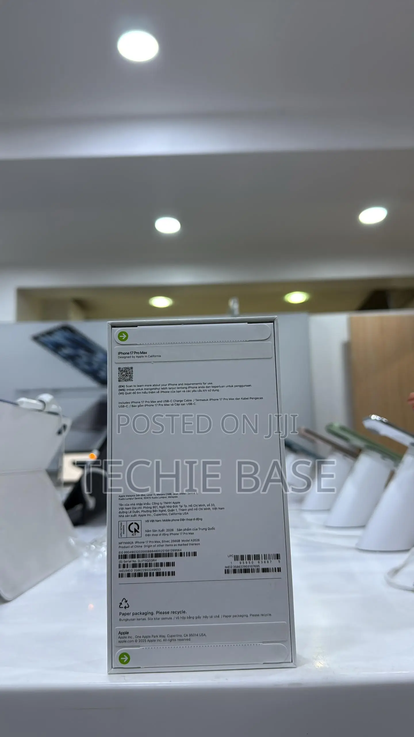New Apple iPhone 17 Pro Max 256 GB Silver