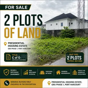 Buy 1 Or 2 Plots – Presidential Estate | Gra Phase 1