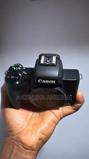 Canon M50 Markii Mirrorless Camera With 50mm Lens and Viltrox Adapter