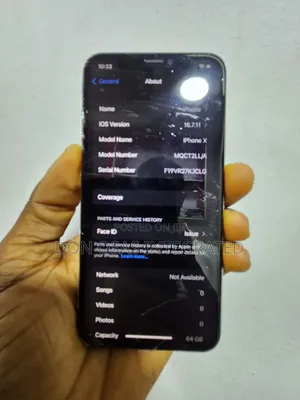 Apple iPhone X 64 GB Silver