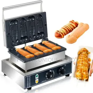 4 Holes Industrial Manhood Waffle Machine